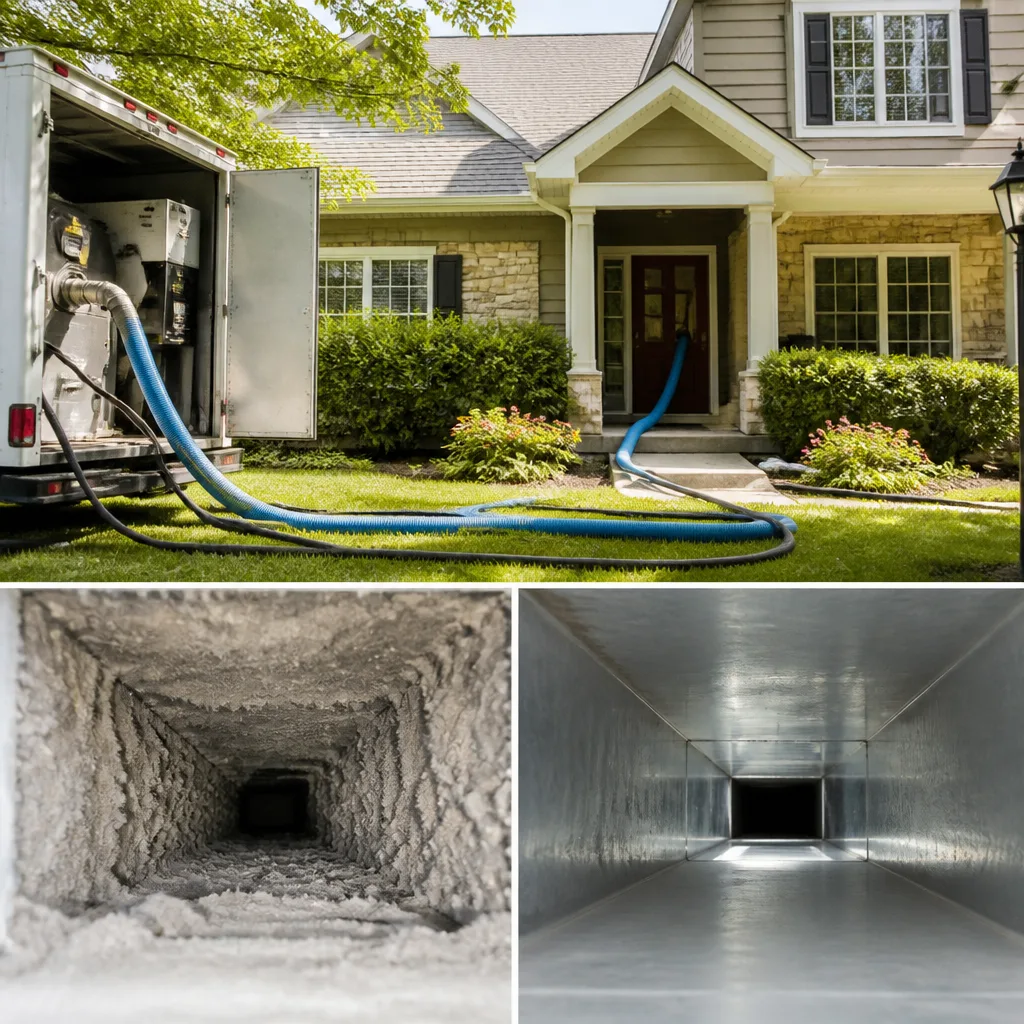 Whole-home duct cleaning